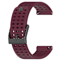Pikkukuva 2 / 5: Urheiluranneke Suunto Vertical/9 Peak Pro/9 Peak/5 Peak -kelloille, 22 mm silikoniset kellon rannekkeet Wine Red