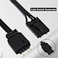 Miniatyrbillede 3 af 5: 1 til 4 ARGB Splitter Forlængerkabel Tilsluttes til 5V 3-Pin ARGB