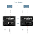 Miniatyrbild 5 av 5: DVI-förlängare DVI Ethernet-adapter HD 1920X1200 EU-kontakt