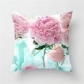 Miniatyrbillede 3 af 5: Rose Pæon Blomst Pudebetræk Pudevar Hjem Have Sofa Dekoration 4