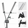 Pikkukuva 5 / 5: Kaksivartinen himmennettävä LED-videovalo kauneudelle, 2700K-5600K, 2 valotilaa, 45W, valokuvaus, suoratoisto, EU-pistoke