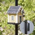 Miniatyrbillede 5 af 5: 6 stolpebeslag, stolpemålsholder, hegnbeslag til formhegnstolper, stolpehjørnebøjle til vildtkamera montering
