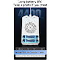 Pikkukuva 5 / 5: 40W LED-kameralamppu 2500K-9000K Kaksivärinen 4400mAh Videolamppu Kahva