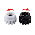Miniatyrbild 2 av 4: Lättmopp Pedal Sop Spin Ersättning Envägs Koppling Octagon Lager Hink Växel Hfmqv White