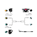 Miniatyrbild 5 av 5: Quantum Controller Vattentät Linje DK336 Ljusgrupp Fram Bakljus