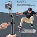 Miniatyrbillede 4 af 5: C17 Monopod 360 Auto-Rotation AI Tracking Shootings Tripod Bluetooth Shutter til Telefonholder Trådløs Selfie Stick
