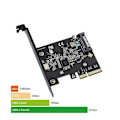 Miniatyrbild 2 av 5: USB-C 3.2 Gen 2x2 PCI-e Gen 3 x4 Typ-c Expansionskort 20Gbps ASMedia
