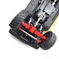 Miniatyrbild 3 av 5: För Metall Uppgradering Axel Servo Säte Hjulnav Drivaxel Röd