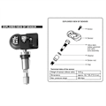Miniatyrbild 3 av 5: 12st Programmerbar MX-sensor 315MHZ+433MHz för Verktyg TS408 TS508