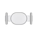 Miniatyrbillede 1 af 5: Magnetisk telefonklemme til Insta360 Flow 2 Pro mobiltelefonhoved hvid
