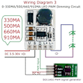 Pikkukuva 1 / 5: LD3080SA 20W DC 3.5-30V Jännitteenalennus HB LED-ohjainmoduuli 910MA