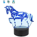Miniatyrbillede 5 af 5: 3D Illusion Natlampe Lygte Børn Børn Dekoration Fødselsdagsgave