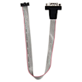 Miniatyrbillede 2 af 5: DB9 RS232 til 10-pin fladkabel-stikadapter