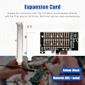 Miniatyrbillede 5 af 5: PCIe til M.2/M.2 Adapter M.2 NGFF til Desktop PCIe X4 Adapterkort