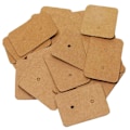 Pikkukuva 2 / 5: 50 KPL Kraft-paperiset korvakorujen esittelykortit, 3,5 x 2,5 cm (pronssi)