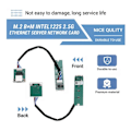 Pikkukuva 5 / 5: M.2 B+M KEY - Single Port 2.5G Copper Cable I225V B3 Ethernet -sovitin