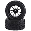 Miniatyrbillede 5 af 5: 12 mm Hex 1/10 RC Lastbil Hjul og Dæk til 2Wd, B