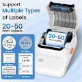 Miniatyrbillede 3 af 5: Bluetooth Labelprinter, Blækfri Bærbar Labelprinter til Adresse, B
