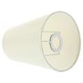 Miniatyrbillede 3 af 3: Halvcirkelformet bordlampe lysekrone dekorativ lampeskærm skrivebordslampe dæksel til E14 pære
