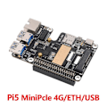 Miniatyrbild 3 av 5: För 5 PCIe TILL MiniPCIe 4G Gigabit Ethernet Adapterkort