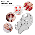 Miniatyrbillede 2 af 3: 2 stk. Neglering Palet Fingerring Neglegel Polish Blandebakke Neglelakholder
