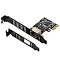 Miniatyrbillede 1 af 5: 5GB PCIE PCI Express X1 til RJ45 Gigabit Ethernet Service Netværkskort