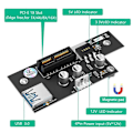Pikkukuva 3 / 5: Korkealaatuinen Pci Express Pci-E 1x - 1x/4x/8x/16x Riser -kortti