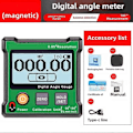 Miniatyrbillede 5 af 5: LCD Magnetisk Digital Hældningsmåler Vinkelmåler Green