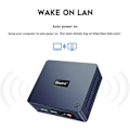 Miniatyrbillede 5 af 5: 8G+256G Computer Host Mini S N5095 PC Quad-core 4K UHD (EU)