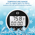 Miniatyrbild 3 av 5: Digital isbadstermometer med digital display