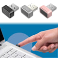 Miniatyrbild 2 av 5: USB Fingeravtrycksläsare FIDO U2F Säkerhetsnyckel Enhet Inloggning - Windows Hello Black