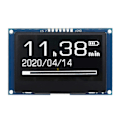 Miniatyrbild 1 av 5: 2.42-tums OLED-skärmmodul 128x64, högupplöst LCD-skärm vit