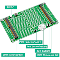 Miniatyrbild 5 av 5: SO DDR4/5 Minnestestare Laptop Minnestest Diagnos Adapter PCB Krets Testverktyg Minnestestare