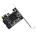 Pikkukuva 4 / 5: SATA3.0 -laajennuskortti PCI-E4-porttiin 6G-sovitinkortti 88SE9215