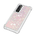 Pikkukuva 5 / 5: Mi 10 Lite Kotelo Glitter Läpinäkyvä Kimalteleva Kiiltävä Bling Kirkas Virtaava Suojus Tpu Silikoni -