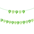 Pikkukuva 1 / 2: 3 metrin St Patrick's Day -bannerit St Patrick's Day -lippu Shamrock-köynnös Shamrock-bannerit