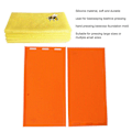 Miniatyrbild 5 av 5: 2 ark 5,4 mm silikon bivaxform bivax grundpress präglare honeycomb ark form biodlingsmaterial orange