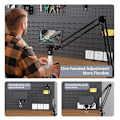 Miniatyrbild 3 av 5: RIEVBCAU Flexibelt Mikroskoparmstativ, Justerbart Metallfäste