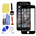 Miniatyrbild 3 av 5: Hållbar Ersättningsverktygssats för Telefonskärm Digitizer Kompatibel iPhone 7/7p/8/8p/se2 Black for iPhone 7 Plus