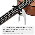 Miniatyrbild 4 av 5: Portabelt Gitarr Capo Professionell Gitarrtonförändrare A