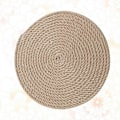 Pikkukuva 3 / 3: 1 kpl Amerikkalainen maalaistyylinen pellavainen pöytämatto ateria pöytälevy kuumuutta kestävä eristystabletti lasinalunen kotiin teehuoneeseen kahvilaan khaki (koko L)