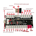 Pikkukuva 4 / 5: 2.4G langaton viiveetön joystick-enkooderi Arcade-peliohjainkortti DIY-sarjan osat tukevat langatonta PC:tä//Androidia