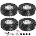 Pikkukuva 1 / 5: Rengassarja 1/10 RC Crawler -autoille Axial SCX10 Wraith RR10 Capra, valkoinen