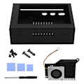 Pikkukuva 1 / 5: 3,5 tuuman kosketusnäyttö Raspberry Pi 5:lle, metallikotelolla
