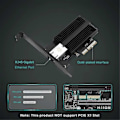 Miniatyrbillede 5 af 5: 10 Gbps AQC113 PCIE til RJ45 Netværkskort 1G/2.5G/5G/10Gbps RJ45 Interface Ethernet Kablet LAN Adapter til Desktop Win10/11