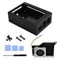 Pikkukuva 3 / 5: 3,5 tuuman kosketusnäyttö Raspberry Pi 5:lle, metallikotelolla