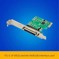 Miniatyrbillede 1 af 5: Controllerkort ST315 PCIe X1 AX99100 1P DB-25 Pin Print Terminal