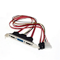 Pikkukuva 3 / 5: PC DIY SATA - ESATA ja 4-nastainen IDE Molex -virtalähde PCI-kiinnikekaapeli