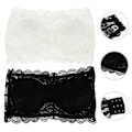 Pikkukuva 4 / 4: 2 kpl Naisten Olkaimettomat Rintaliivit Toppi Camisole Putkitoppi Bandeau Toppi Langattomat Rintaliivit Naisten Pitsi Bandeau Rintaliivit