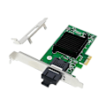 Miniatyrbillede 1 af 5: Gigabit Fiber Optisk Netværkskort PCIe X1 82576-F1 Single-Port SC